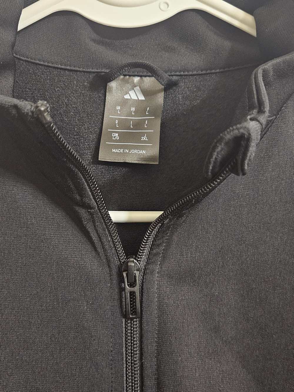 Adidas Men's Black Full-Zip Jacket